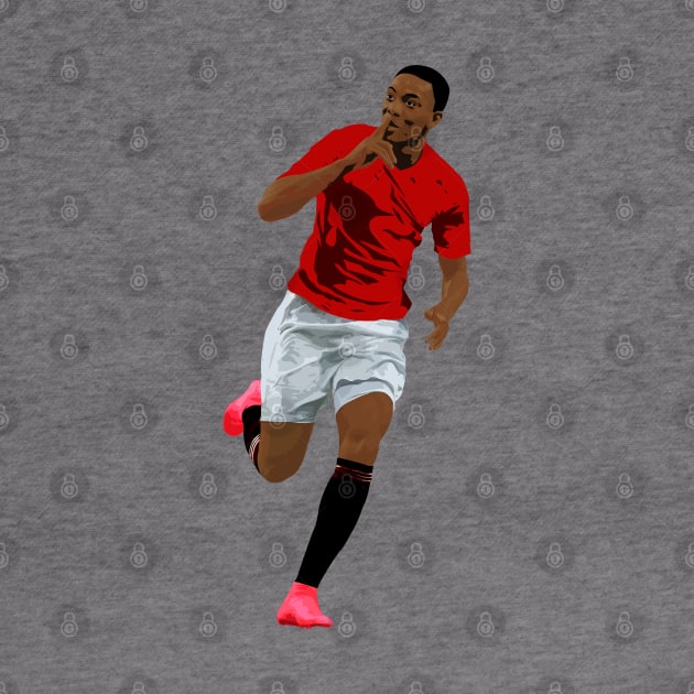 Anthony Martial Illustration by TheUnitedPage